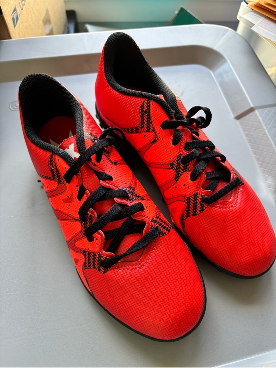 adidas Other - Adidas boys Athletic Lace-Up Shoes in orange and Black cleats